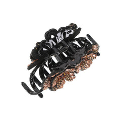 Retro Flower Rhinestone Hair Claw Women's Hair Accessories