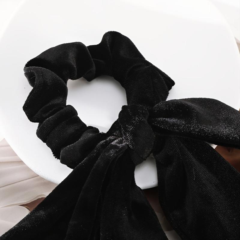 Velvet Bow Hair Rubber Bands Knot Large Hair Tie Ponytail Hair Ropes