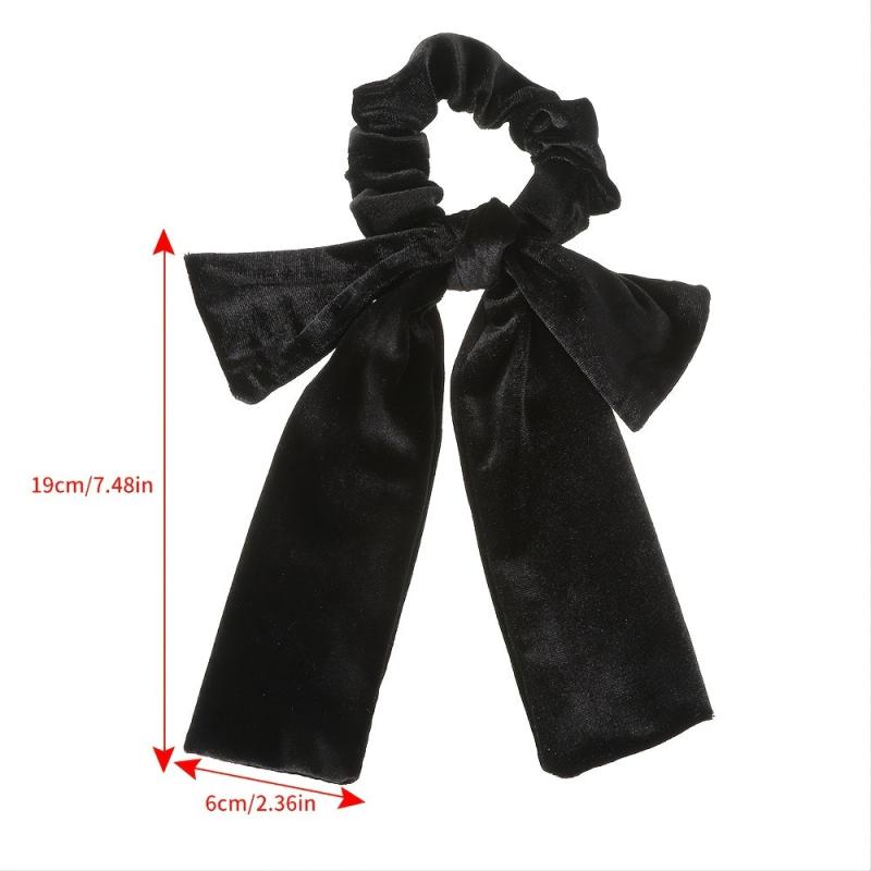 Velvet Bow Hair Rubber Bands Knot Large Hair Tie Ponytail Hair Ropes