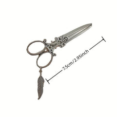 Scissors Shape Hair Clips Metal Hair Clip Side Clip Punk Style