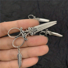 Scissors Shape Hair Clips Metal Hair Clip Side Clip Punk Style
