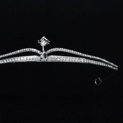 Crystal Crown Wedding Tiara Rhinestone Princess Birthday Tiaras For Women