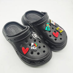 7PCS Set Shoe Charms For Clogs Sandals US Dollars Pattern Pins For Outdoor Holes