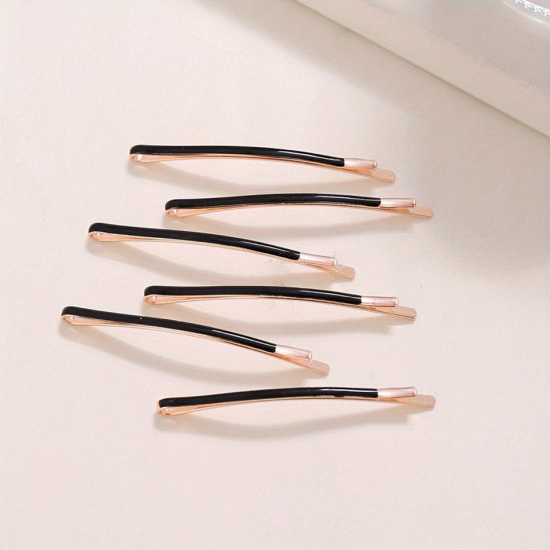 Women's Glossy Bobby Pin Enamel Hair Clip