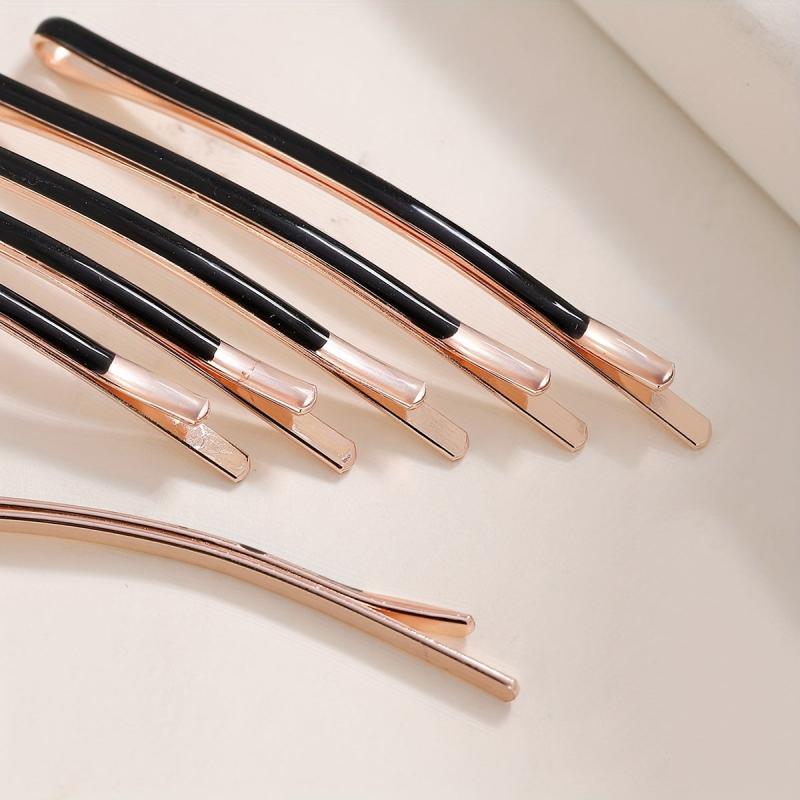 Women's Glossy Bobby Pin Enamel Hair Clip