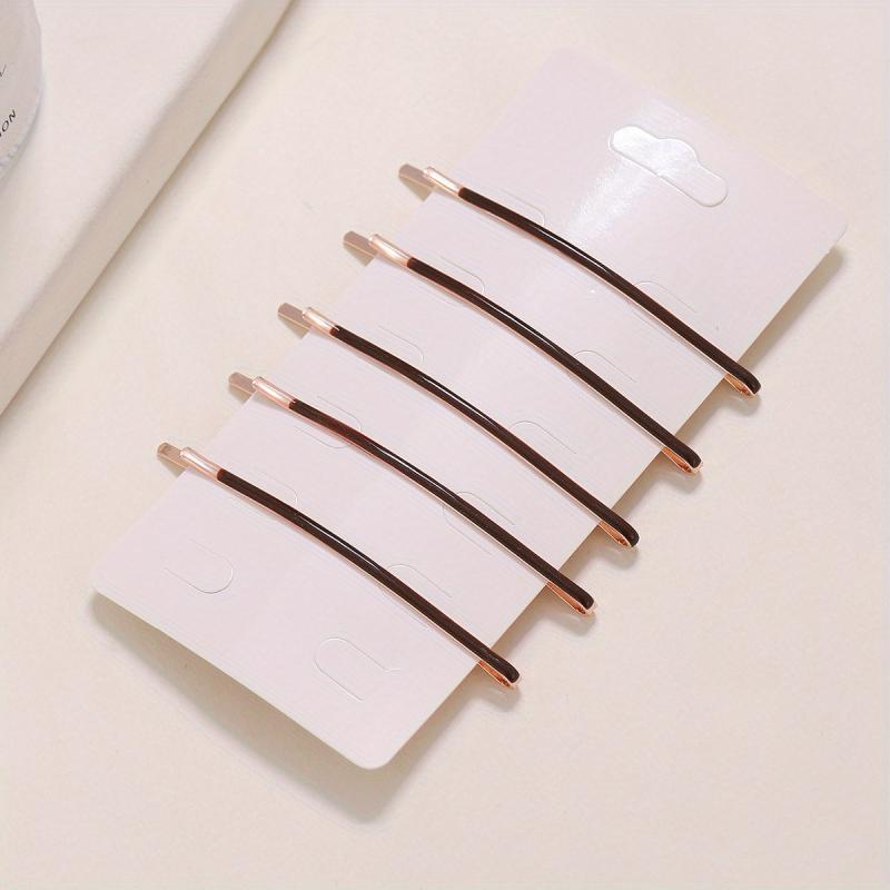 Women's Glossy Bobby Pin Enamel Hair Clip