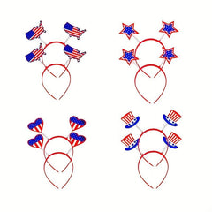 American Flag Headband Hair Accessories For Independence Women Girls Hair Band