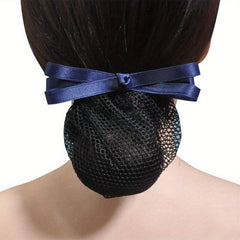 Women's Bow Hair Clip Hair Bun Ponytail Clip Nurse Lady Dance Work Headdress