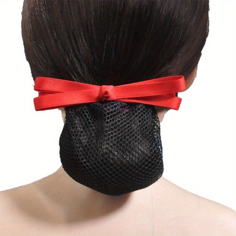 Women's Bow Hair Clip Hair Bun Ponytail Clip Nurse Lady Dance Work Headdress
