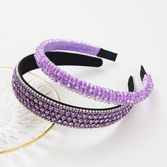2pcs Rhinestone Headband Crystal Hairband Hair Accessories