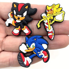 20PCS Cartoon Anime Shoe Charms Clogs Sandal Slipper Decoration