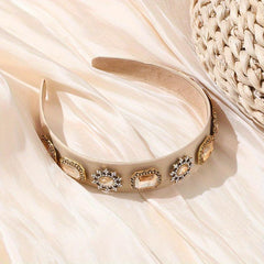 Baroque Crystal Headband For Women Girls Hair Band Headdress Party Prom