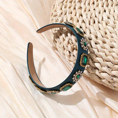 Baroque Crystal Headband For Women Girls Hair Band Headdress Party Prom