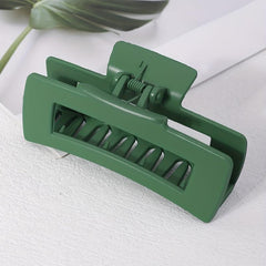 Clear Square Hair Claw Clips Strong Hold Hair Jaw Clip For Thick Hair