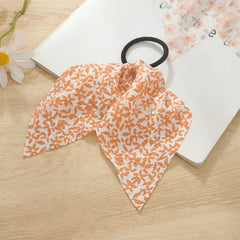 5pcs Mesh Decor Hair Tie Non Slip Scrunchie Ponytail Holder Elastic Hair Accesso