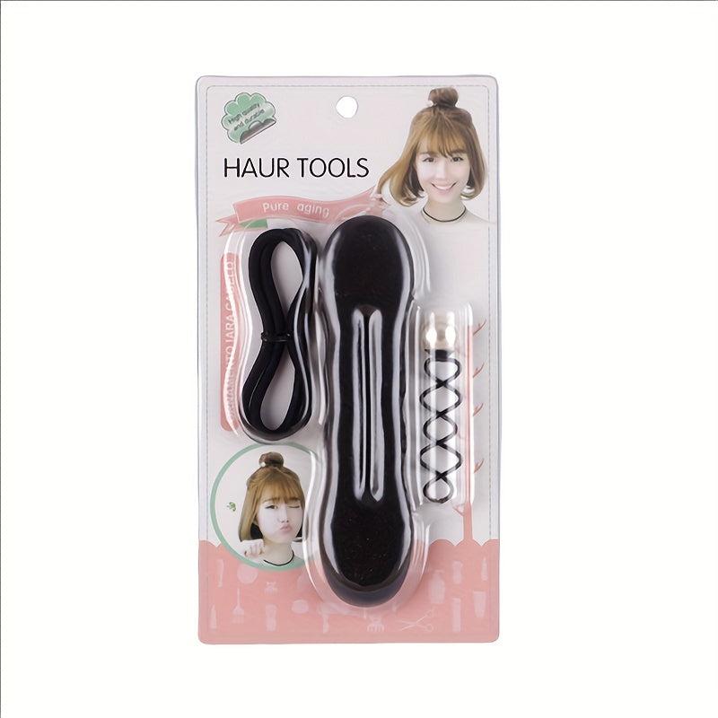 3pcs Bun Maker Tools Hair Accessories Faux Pearl Hair Pin Decoration