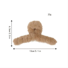 Plush Autumn Winter Hair Clips Women's Clips