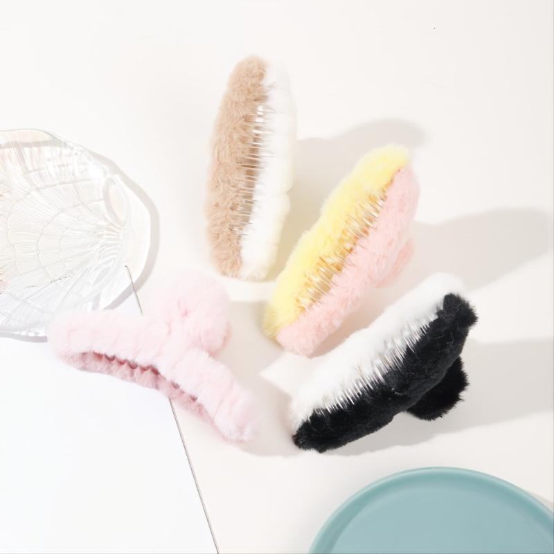 Plush Autumn Winter Hair Clips Women's Clips