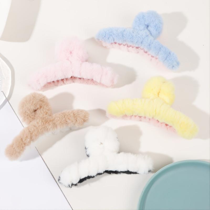 Plush Autumn Winter Hair Clips Women's Clips