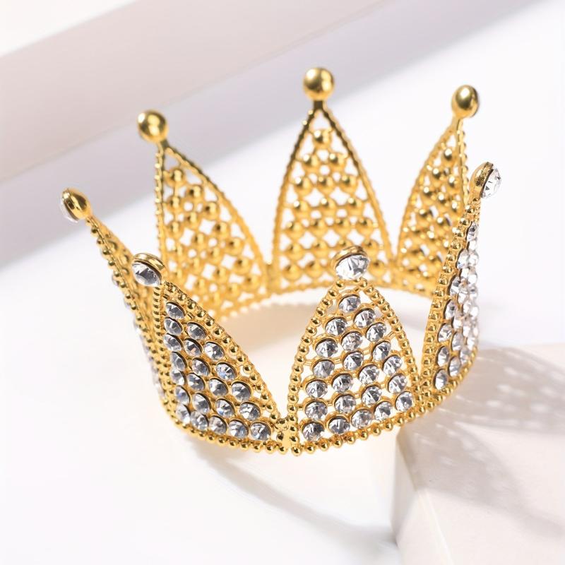 Rhinestone Crown Queen's Crown Headband Bridal Wedding Hair Accessories