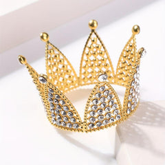 Rhinestone Crown Queen's Crown Headband Bridal Wedding Hair Accessories