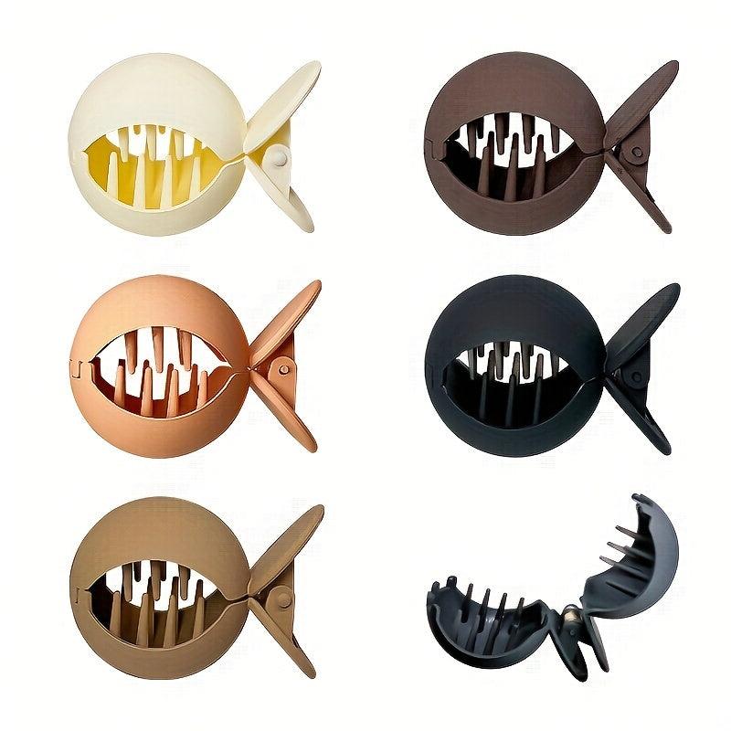 5PCS Round Bun Clip High Ponytail Hair Claw Clip Headwear Hair Accessories