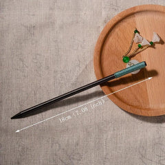 Chinese Style Hairpin Wooden Hair Stick Ponytail Holder Hair Accessories