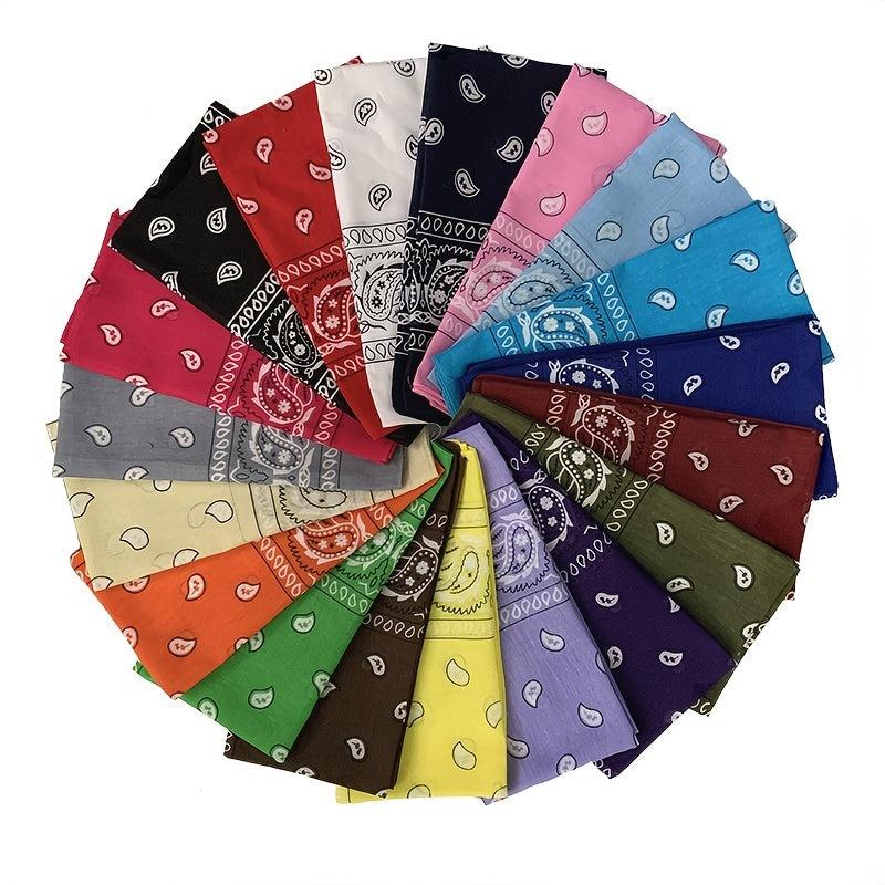 Women's Hair Band Headdress Square Scarf Headscarf Outdoor Couple Accessories