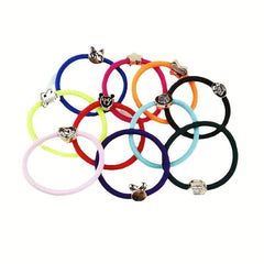 10 Pcs Non Slip Hair Tie Ponytail Holder Elastic Hair Accessory