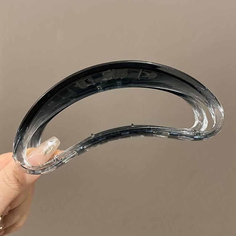 Gradient Hair Clip Hollow Hair Claw Ponytail Holder for Women Girls