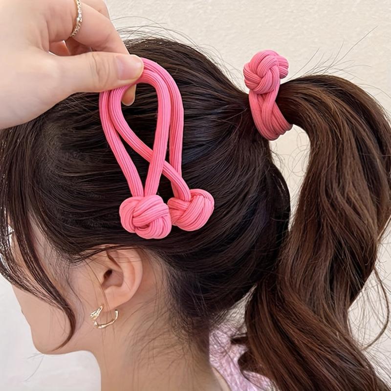 Knotted Hair Tie Style Hair Rope Elastic Ponytail Holder
