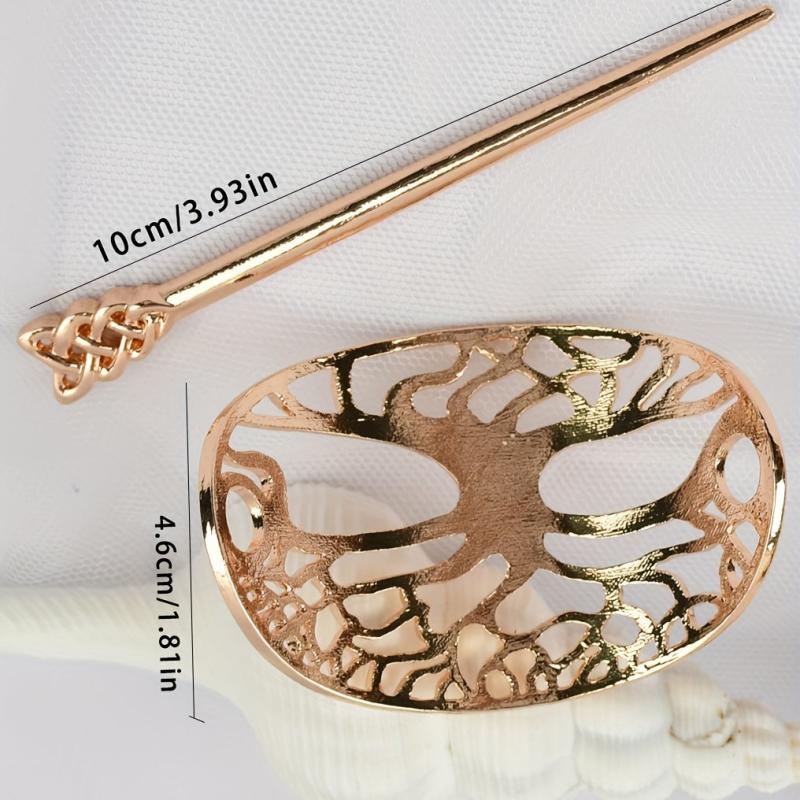Vintage Hair Pin Solid Hair Clip Non Slip Hair Bun Holder Hair Accessory