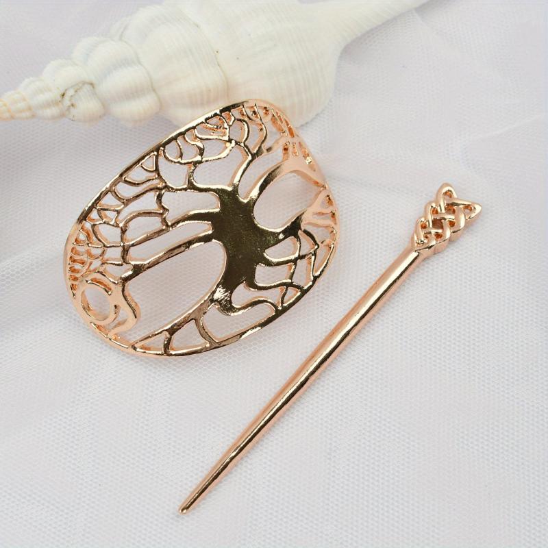 Vintage Hair Pin Solid Hair Clip Non Slip Hair Bun Holder Hair Accessory