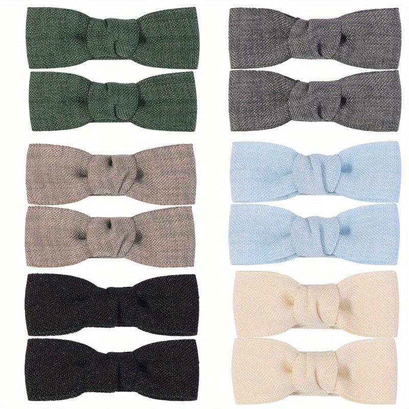 12 PCS Baby Girls Hair Clips Non Slip Bows Barrettes For Toddlers
