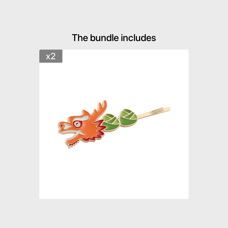 Dragon Boat Zongzi Hairpin Food Headwear Accessories
