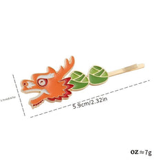Dragon Boat Zongzi Hairpin Food Headwear Accessories