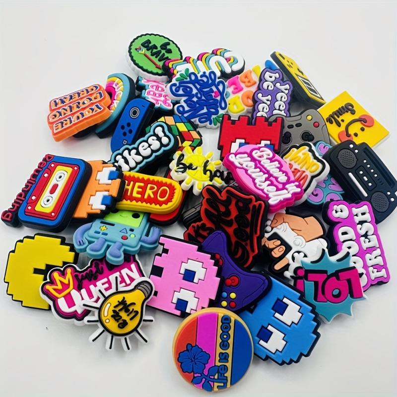 37PCS Casual and Cartoon Shoe Flower and Buckle Bracelet