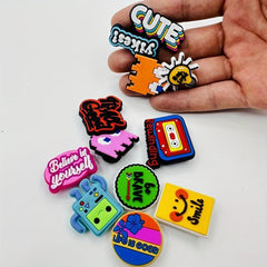 37PCS Casual and Cartoon Shoe Flower and Buckle Bracelet