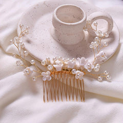 HYDRANGEAS BRIDAL JEWELRY Hair Comb Wedding Accessories