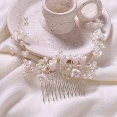 HYDRANGEAS BRIDAL JEWELRY Hair Comb Wedding Accessories