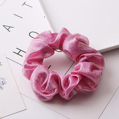 Y2K Sequin Glitter Scrunchies Hair Tie Ponytail Holder Hair Accessories