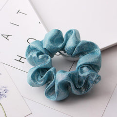 Y2K Sequin Glitter Scrunchies Hair Tie Ponytail Holder Hair Accessories