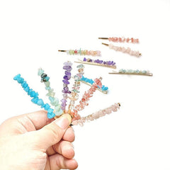 6pcs Set Sweet Crystal Hair Clip Bobby Pin Side Clip Bangs Clip