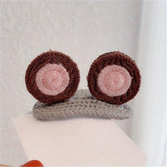 Animal Ear Wool Hair Clip Headdress for Girls