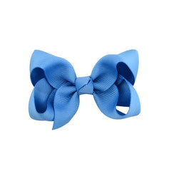 Colorful Grosgrain Hair Bow Clips Barrette Girls Hair Accessories BOGO