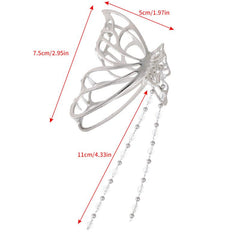Butterfly & Tassel Hair Claw Banana Clip Headwear