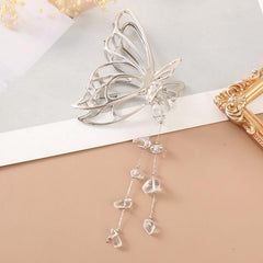 Butterfly & Tassel Hair Claw Banana Clip Headwear