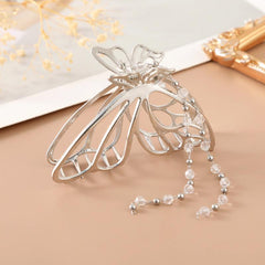 Butterfly & Tassel Hair Claw Banana Clip Headwear