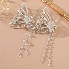 Butterfly & Tassel Hair Claw Banana Clip Headwear