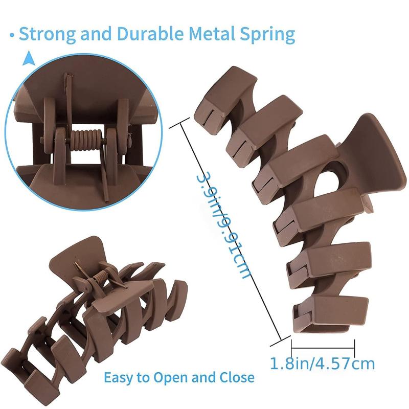4pcs Large Hair Claw Clips